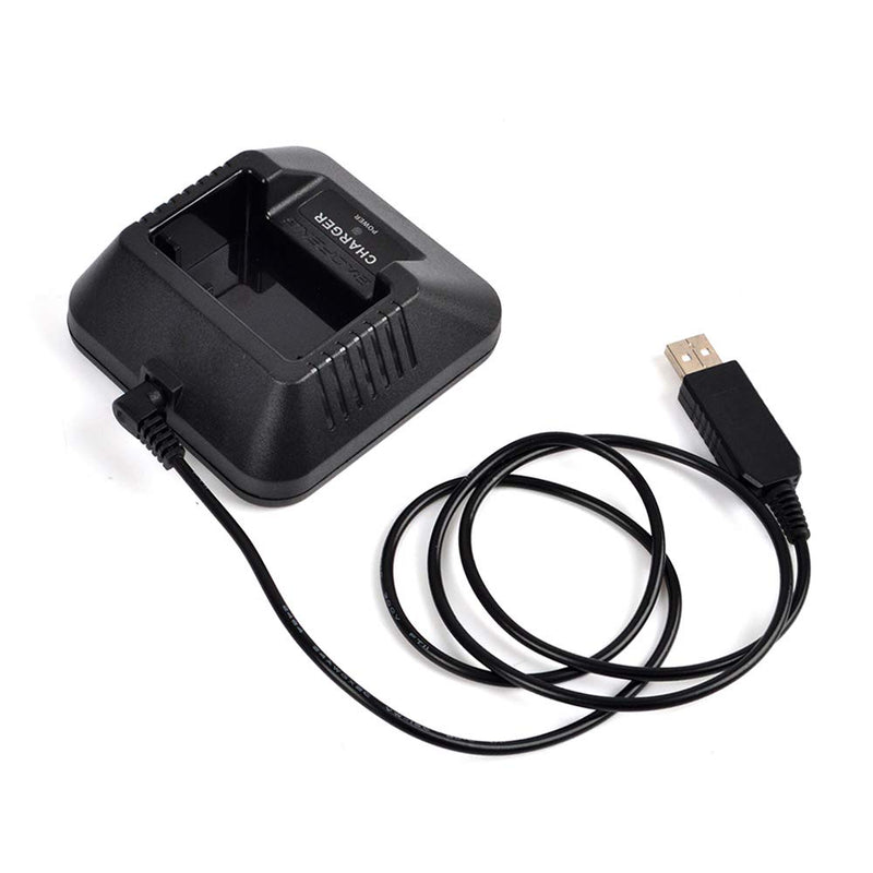 [Australia - AusPower] - TWAYRDIO USB Plug Battery Charger Walkie Talkie Desktop Charger with Belt Clip for Baofeng UV-5R UV-5RA UV-5RB UV-5RC UV-5RD UV-5RE UV-5RE Plus Two-Way Radio 
