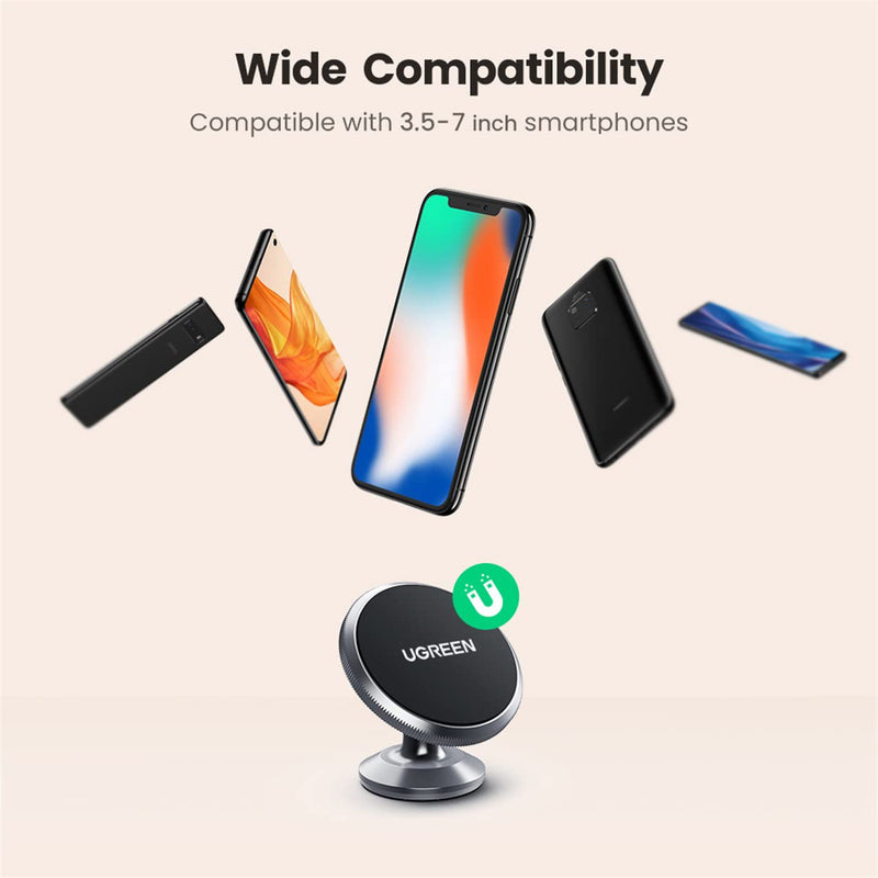 [Australia - AusPower] - UGREEN Magnetic Phone Holder for Car Phone Mount Magnet Cell Phone Holder Dashboard Compatible with iPhone 13 12 Pro Max, iPhone 11 Pro Mini, iPhone Xs XR X 8 7 Plus SE 6S 