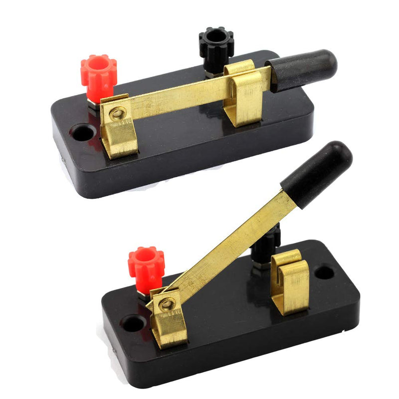 [Australia - AusPower] - tatoko Educational Single Pole Knife Switch Physics Laboratory Equipment Single Pole Single Throw (Spst) Switch 10PCS 