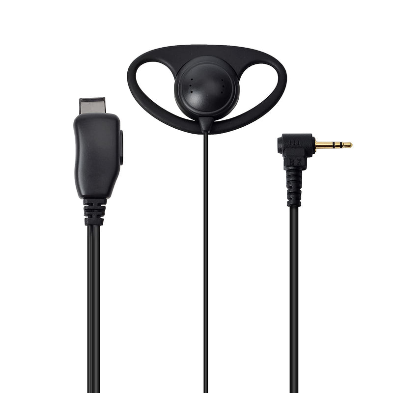 [Australia - AusPower] - HYSHIKRA Talkabout Earpiece for Motorola T600 T472 T801 T801 T460, D Shape Headset with Lapel PTT Built-in Mic for MH230R T200 MR350R MT350R Walkie-Talkie Handheld Transceiver 