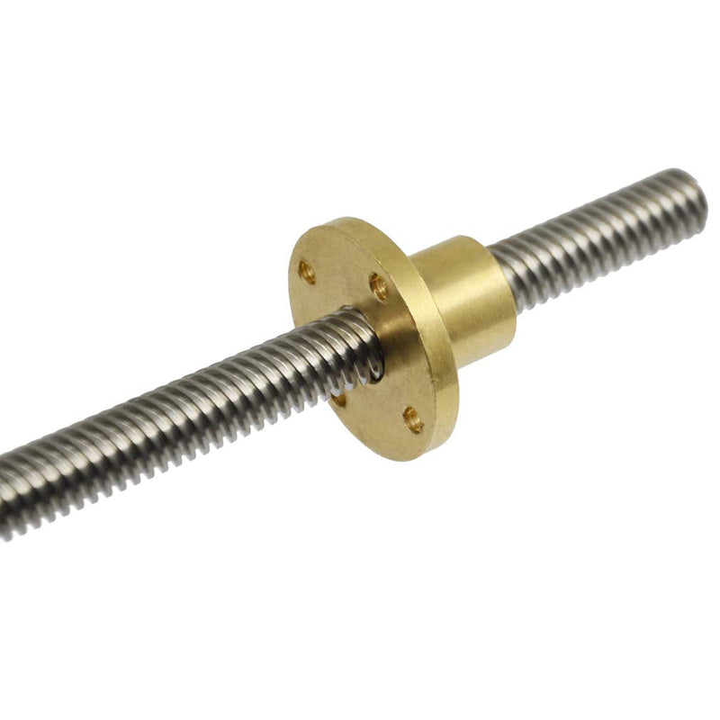 [Australia - AusPower] - ReliaBot 300mm T10 Tr10x8 10mm Lead Screw and Nut (2mm Pitch, 4 Starts, 8mm Lead) for 3D Printer and CNC Machine Z Axis T10x8 300mm+nut 