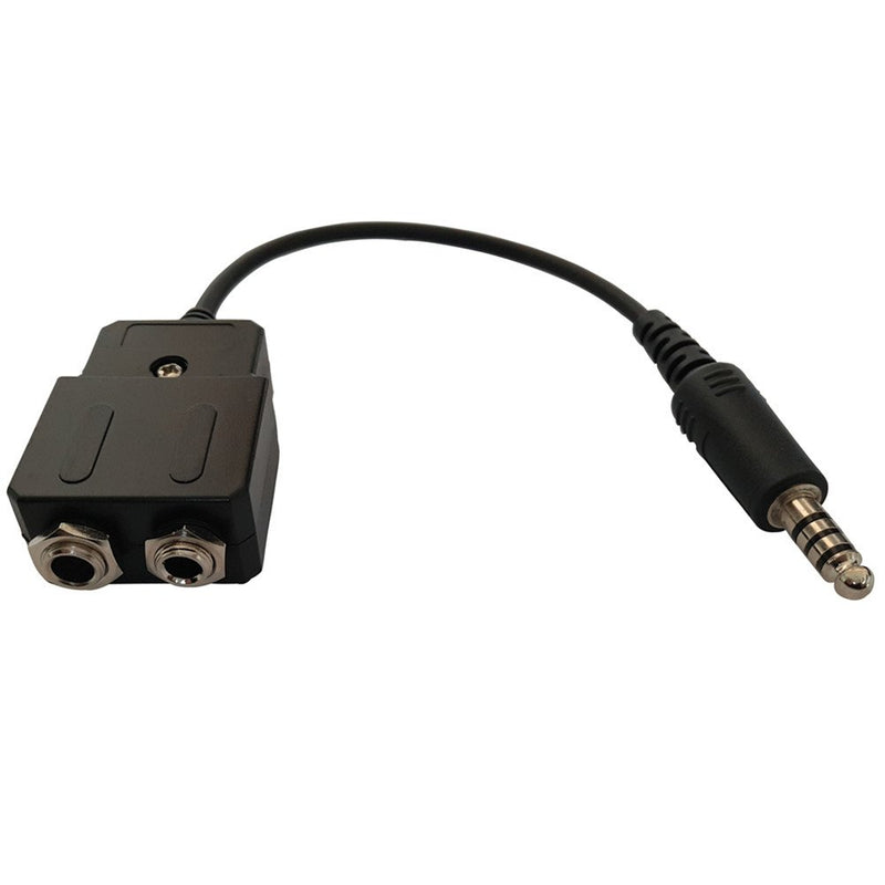 [Australia - AusPower] - General Aviation to Helicopter Headset Adapter Adapt Your GA Headset to a Helicopter with U174U Plug Free with Super high Density Sponge with O Ring which Suit for David Clark, Avcomm,ASA and ect on 