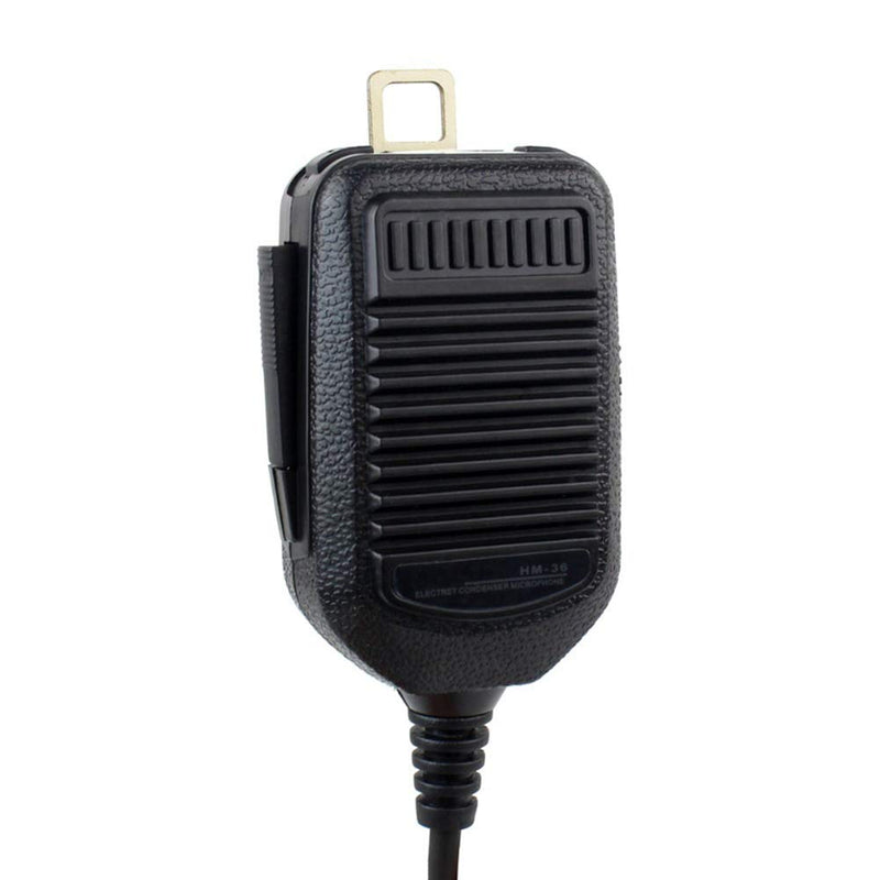 [Australia - AusPower] - Zcargel 2 PIN Car Radio HM-36 Microphone Handheld Microphone Loudspeaker Microphone Mobile Radio Device Compatible for ICOM HM36 IC-718 IC-775 IC-7200 IC-7600 