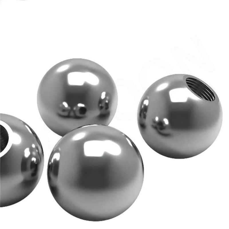 [Australia - AusPower] - 20Pcs Threaded Steel Ball,10mm Replacement Chromium Steel Balls M4 Threaded for Kossel K800 3D Printer Magnetic Ball Joint System 