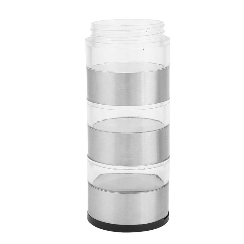 [Australia - AusPower] - Mini Spice Bottle Jar Set,Transparent Spice Jars Outdoor Camping Seasoning Cans Set Spice Condiment Bottles Shakers Box Grinder for Herbs, Spices, Arts and Crafts Storage and Gift Holder 