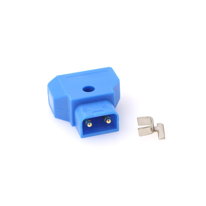 [Australia - AusPower] - AConnect Dtap-Male-Connector-DIY Jack Plug for Photography V-Mount Gold Mount Battery 5pcs Blue 