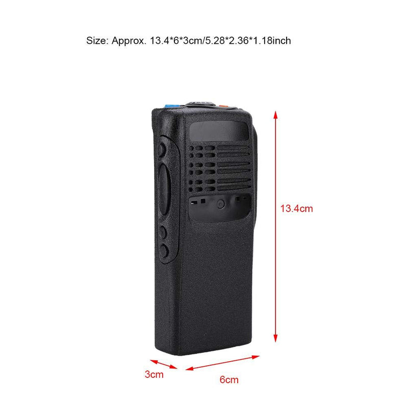 [Australia - AusPower] - Walkie Talkie Housing Case for Motorola GP328 PRO5150 GP340 MTX900 PRO5350 PTX700 HT750,Two-Way Radio Front Cover Shell Pouch Surface + Dust Cover + Knob 