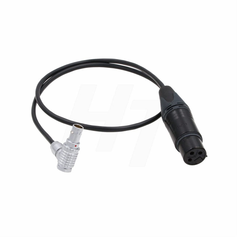 [Australia - AusPower] - HangTon Audio Cable XLR 3 Pin to Right Angle 6 Pin for ARRI Alexa 35 and Mini LF Camera 60cm R-XLR 