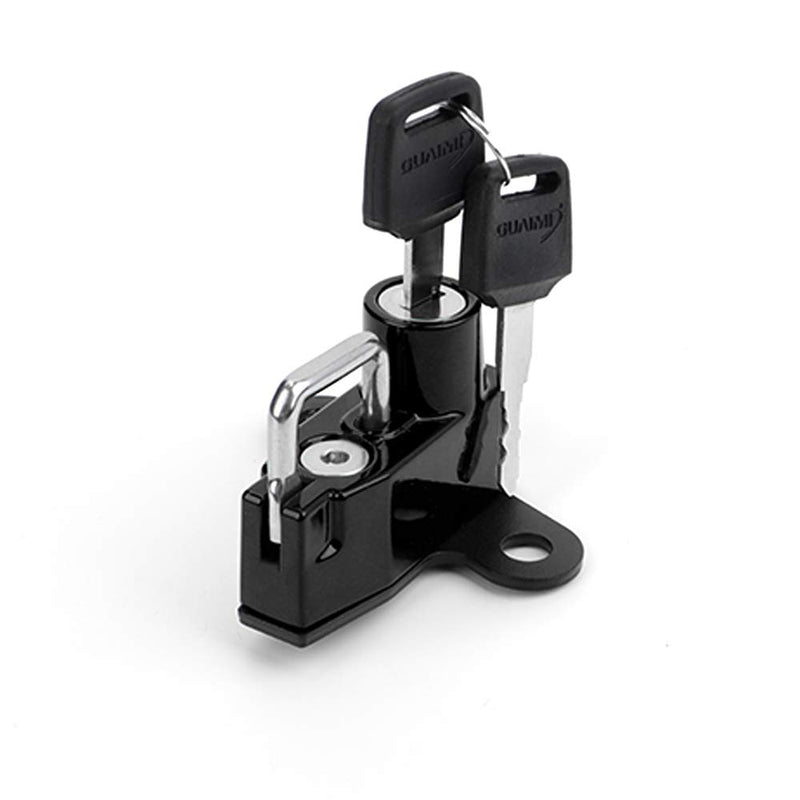 [Australia - AusPower] - GUAIMI Motorcycle Helmet Lock Anti-Theft Helmet Security Lock for Suzuki GSX-S125 GSX-R125 2017-2020 -Black Standard Lock Black 