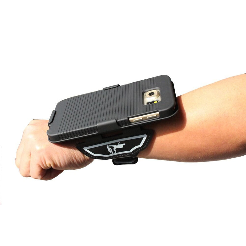 [Australia - AusPower] - ChuangXinFull Sports Armband Wristband Case for iPhone 6s Plus, Hybrid Hard Case Cover with Sport Armband, 180° Rotative Holster, Sport Band for Running Jogging Exercise or Gym 