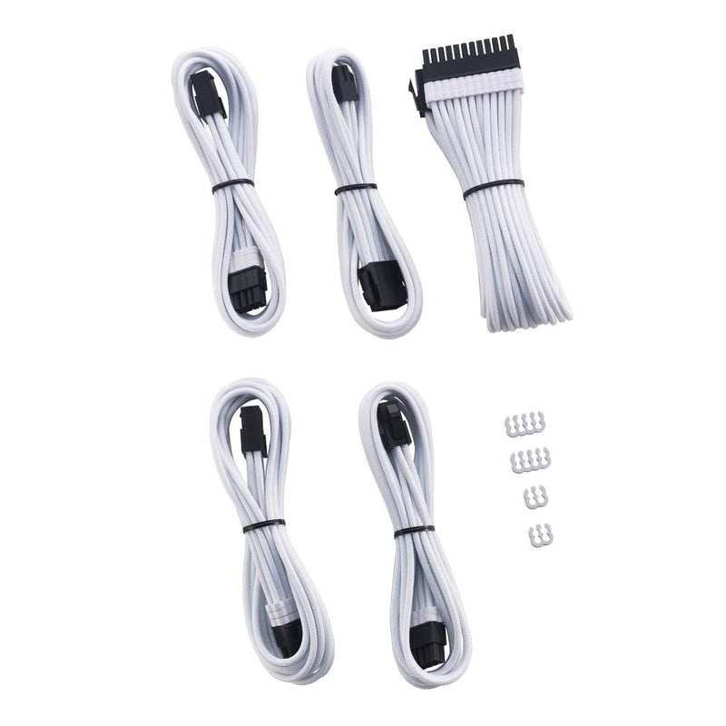[Australia - AusPower] - CableMod 8+6 Series Pro ModFlex Sleeved Cable Extension Kit (White) Pro ModFlex Extension Kit (8+6 Series) White 
