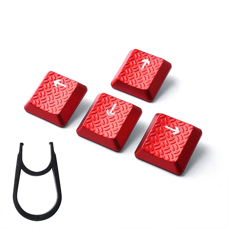 [Australia - AusPower] - Texture Tactility Backlit Keycaps Replacement for GL Tactile Switch Logitech G813/G815/G913/G915 TKL RGB Mechanical Gaming Keyboard (WASD+Arrow Keys Red) WASD+Arrow keys Red 