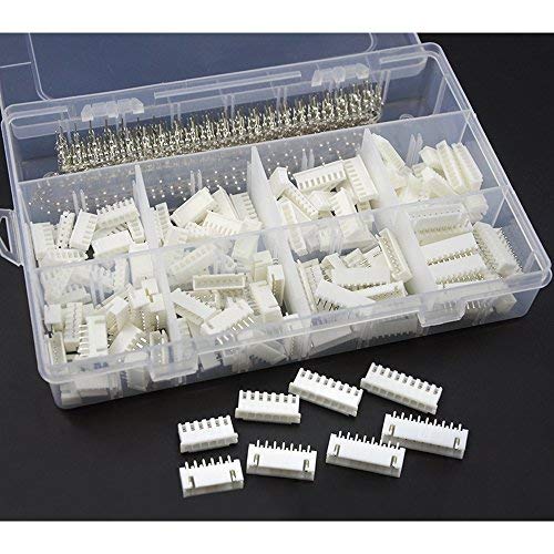 [Australia - AusPower] - XINGYHENG 560Pcs 2.54mm 6 / 7 / 8 / 9 Pin housing and Female/male Pin Head Connector Plug Set Compatible with JST XHP 