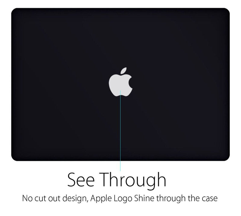 [Australia - AusPower] - UESWILL Smooth Soft-Touch Matte Hard Shell Case Cover Compatible with MacBook Pro 15 inch with CD-ROM (Non-Retina) (Model A1286) + Microfibre Cleaning Cloth, Black MacBook Pro 15" (CD-ROM Drive) 