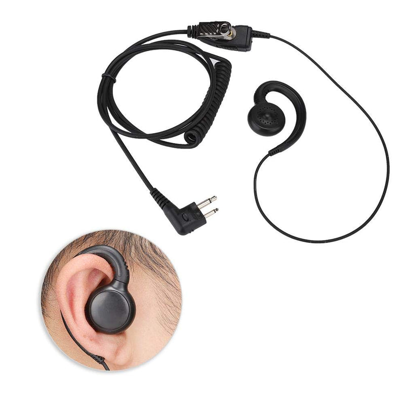 [Australia - AusPower] - Cuifati AEH3000-M1A Walkie Talkie Two Way Radio Black Headset Mic for Motorola, Modular Design 180° Rotating Speaker Earpiece, ABS Durable Walkie Talkie Earphone High Sound Quality 