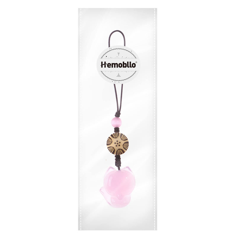 [Australia - AusPower] - Hemobllo Cell Phone Strap Cartoon Fox Phone Charm Key Chain Car Key Purse Pendant Hanging Pendants Decor Pink 