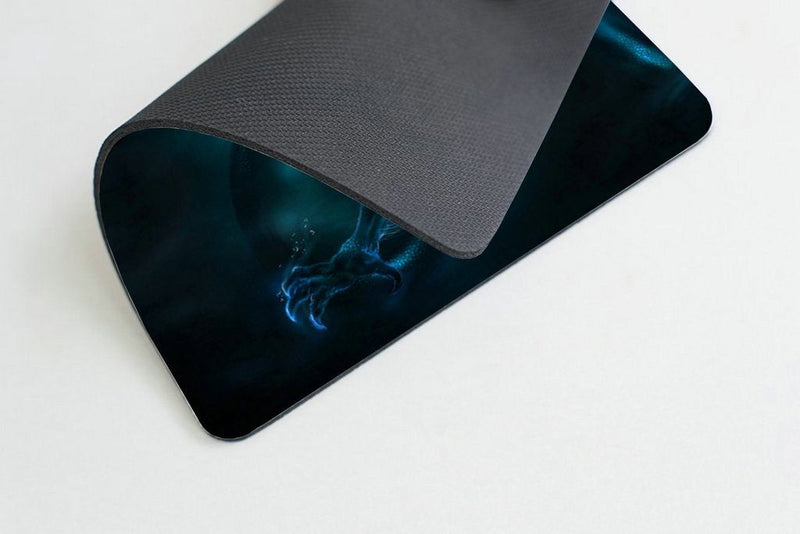[Australia - AusPower] - Smooffly Mouse pad Unique Design Mouse Pad Cool Blue Dragon Design Gaming Mousepad SM-12 