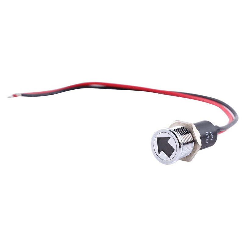 [Australia - AusPower] - YWBL-WH LED Dash Panel Warning Fog Turn Light Indicator 14mm 12V LED Indicator Light 