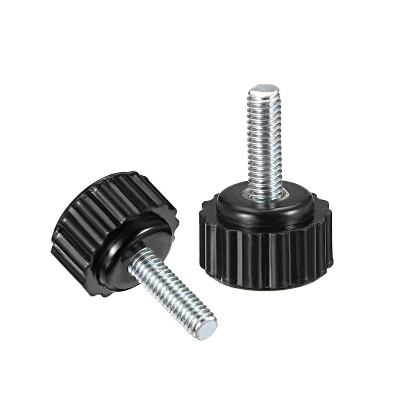 [Australia - AusPower] - uxcell M4 x 14mm Male Thread Knurled Clamping Knobs Grip Thumb Screw on Type 4 Pcs M4 x 14 