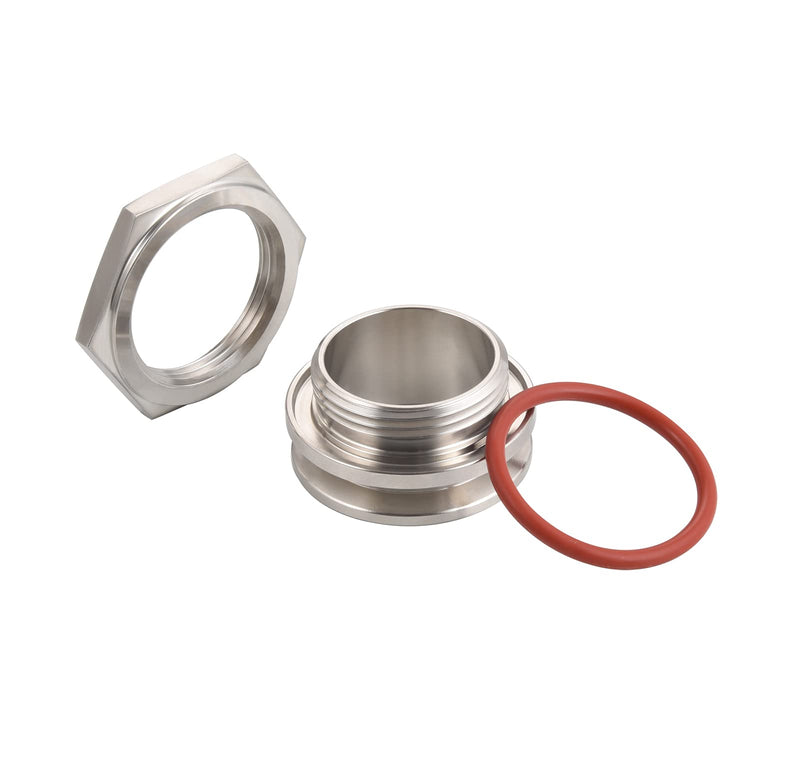[Australia - AusPower] - 2" Tri Clamp Bulkhead Compression Fittings Stainless Steel 304 Weldless Bulkhead, Self-Made Kettle Bulkhead 2 Inch 
