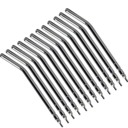 [Australia - AusPower] - BoNew-Oral 50PCS Air Water Spray Syringe Autoclavable Metal Alloy Nozzles/Tips/Tubes 