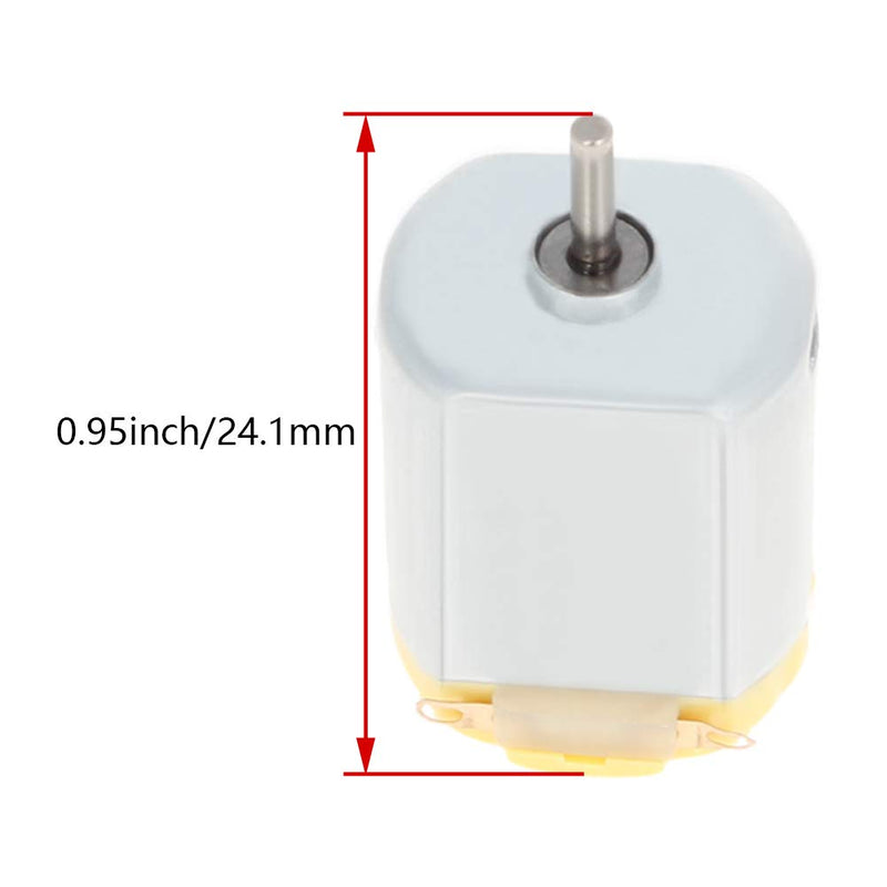 [Australia - AusPower] - Fielect 5Pcs DC 3V 21000RPM Mini Metal Gearwheel Micro Speed Reduction Motor Mini Gear Box Motor RC Car Robot Model DIY Engine Toy 5 