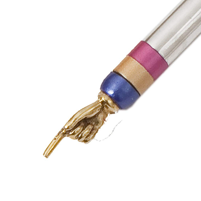 [Australia - AusPower] - Yair Emanuel Yad Torah Pointer Multi-Colored Rings Anodized Aluminum Judaica Gift TPB-1 