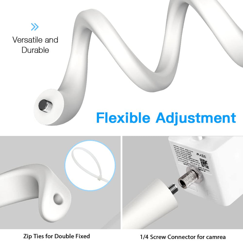 [Australia - AusPower] - OkeMeeo Universal Camera Twist Mount for WYZE Cam OG, Wyze Cam V3/ V3 Pro, Wyze Cam Pan V3/V2/V1,Arlo Cameras and More(Strip Shape Bracket, 1 Pack) Strip Shape Bracket 