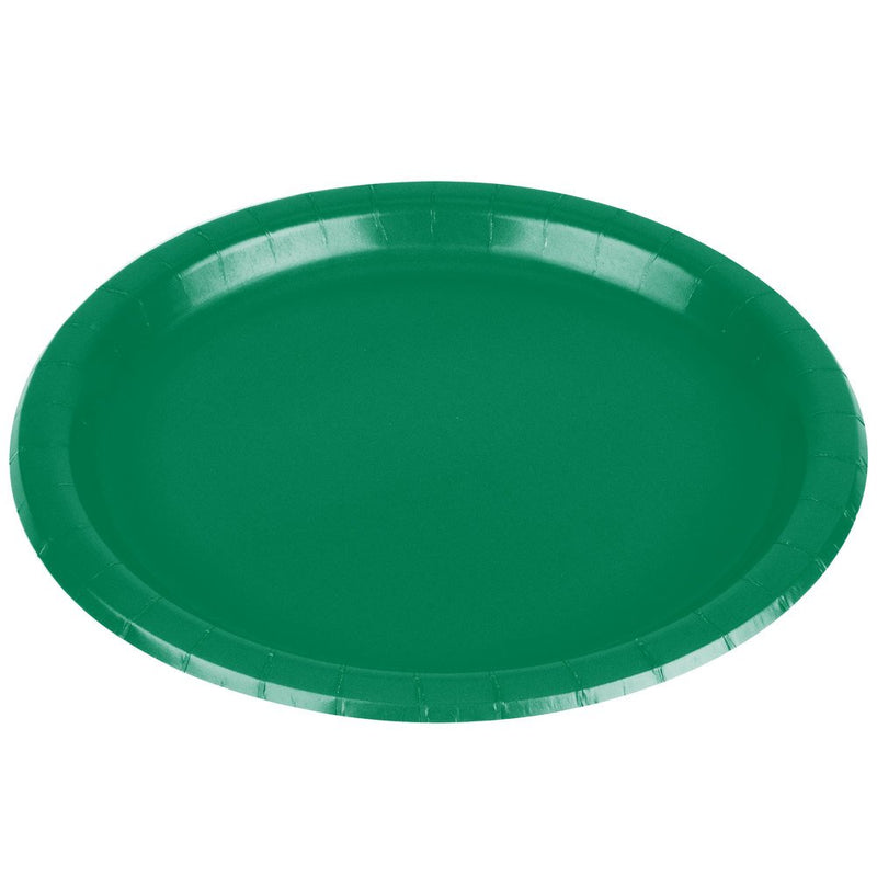 [Australia - AusPower] - Round Paper Plates - 7" | Festive Green | Pack of 8 