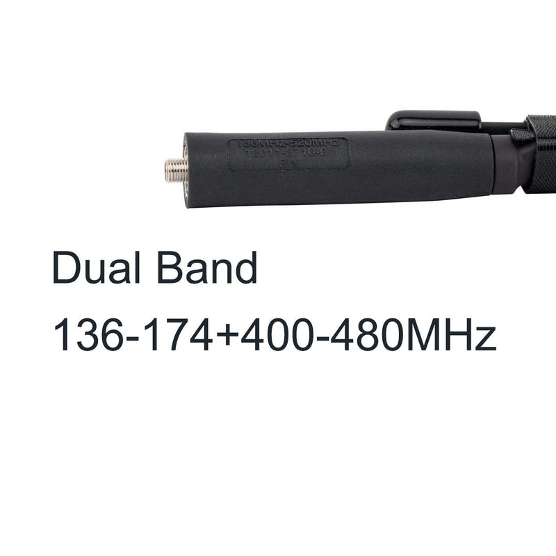 [Australia - AusPower] - Retevis Foldable Tactical Antenna,SMA-F 2m/70cm Dual Band,29inch 5dBi High Gain Antenna for Baofeng UV-5R BF-F8HP BF-888s Retevis RT29 RT-5R RT5 RT-5RV RT21V RT6 Ailunce HD1 Walkie Talkies(1 Pack) 