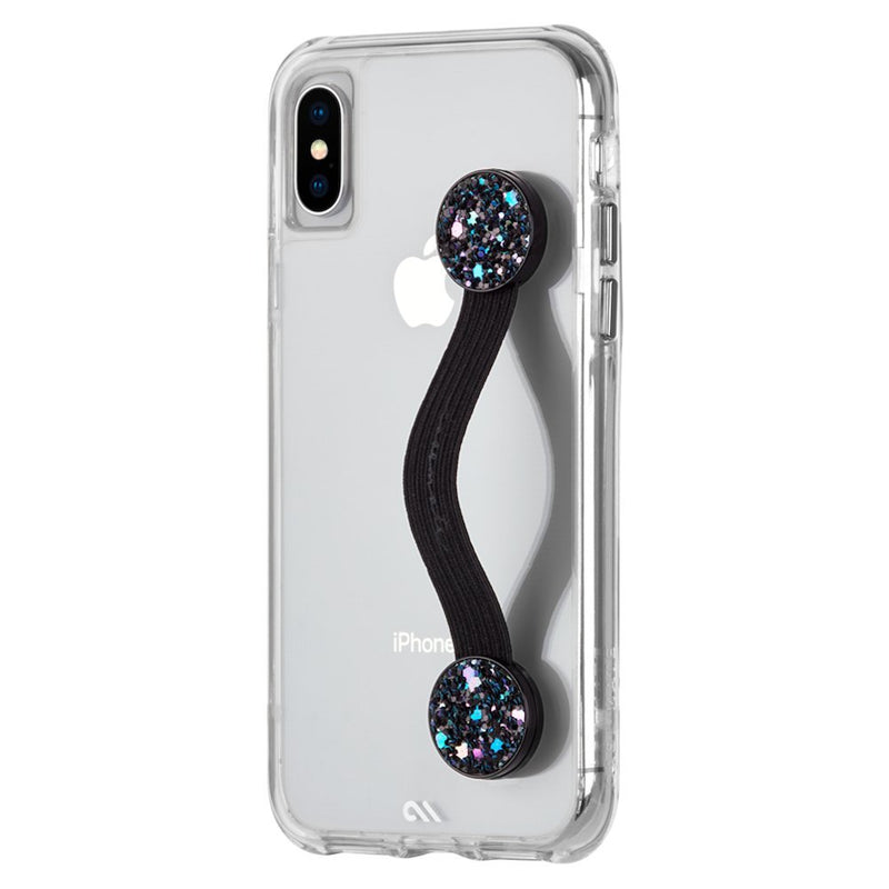 [Australia - AusPower] - Case-Mate - STRAPS - Sparkly - Phone Grip - Phone Strap - Black Glitter 