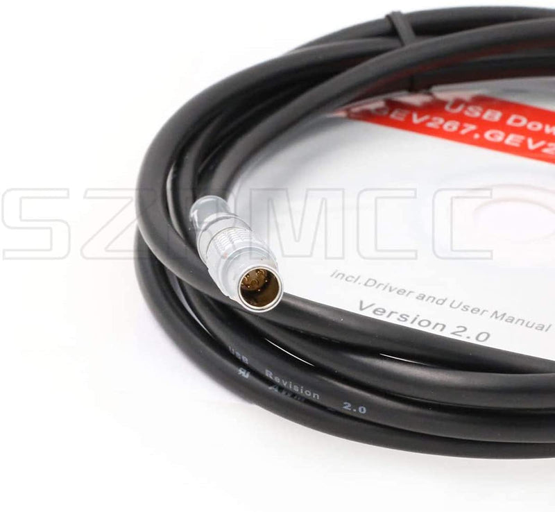 [Australia - AusPower] - SZRMCC GEV267 806093 0B 5 pin Male to USB Data Cable for Lei-ca Viva Total Stations and DNA Series Digital Level Instrument (Original GEV267) Original GEV267 