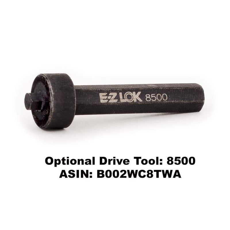 [Australia - AusPower] - E-Z LOK - 900832-10 E-Z Lok Threaded Insert, Zinc, Hex-Flanged, #8-32 Internal Threads, 10mm Length (Pack of 100) 