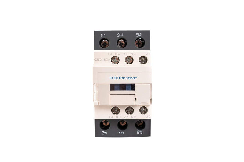 [Australia - AusPower] - Electrodepot 20 Amp Motor Control AC Contactor 18A 3 Phase 3-Pole, Lighting 32A Coil 120V - 100% Quality 