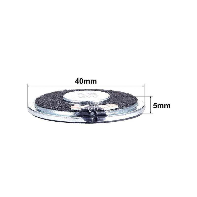 [Australia - AusPower] - uxcell 2W 8 Ohm DIY Speaker 40mm Round Shape Replacement Loudspeaker 2pcs 