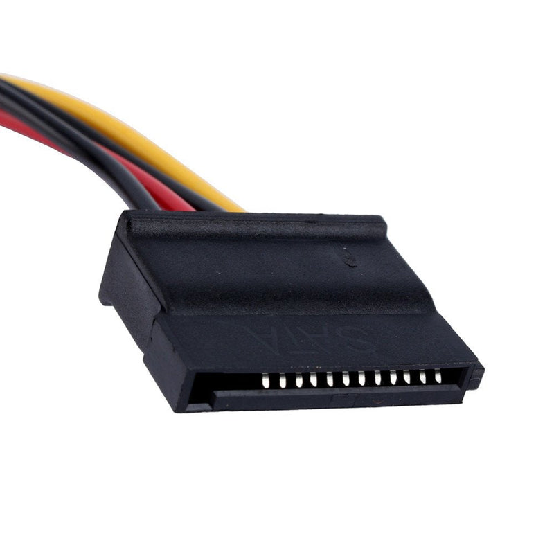 [Australia - AusPower] - ANRANK Molex 4 Pin to SATA 15 Pin Power Adapter Cable 