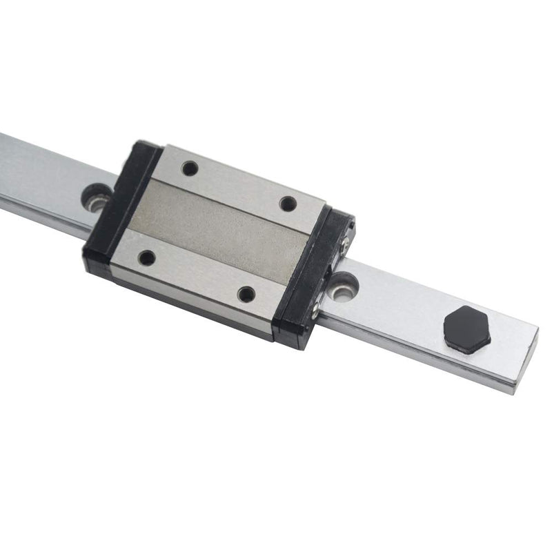 [Australia - AusPower] - Iverntech MGN12 300mm Linear Rail Guide with MGN12H Stainless Steel Black Carriage Block for Ender 3, Corexy, Tronxy, Delta Kossel 3D Printers Upgrades and CNC Machine 