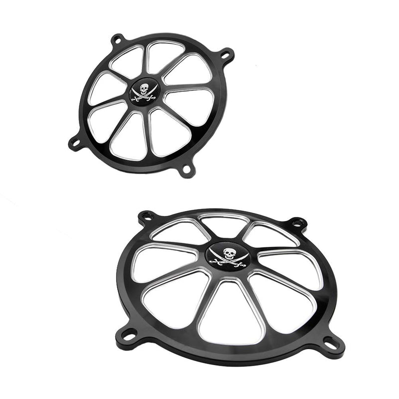 [Australia - AusPower] - GUAIMI Audio Fairing Mount Speaker Grill Cover Compatible with Harley Touring Street Glide FL Trike 1996-2013 (Pirate) 