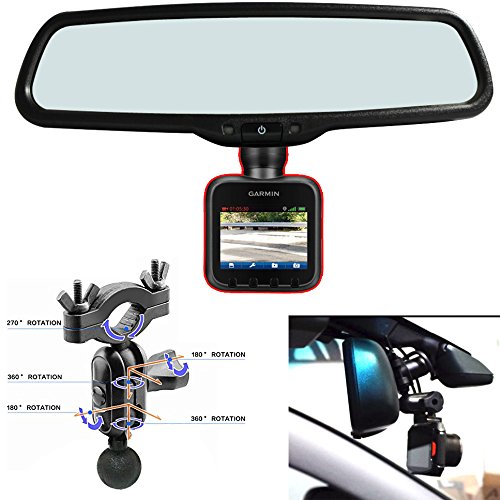 [Australia - AusPower] - AccessoryBasics Universal Car Rear View Mirror Radar Detector Adhesive tab Mount for Radenso SP Pro Valentine One Whistler CR 65 70 75 80 85 90 XTR 130 RX Meter Cobra XRS ESR SPX ESD Radar Detector 