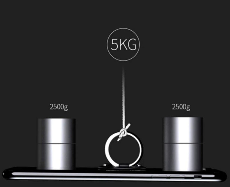 [Australia - AusPower] - SFDO Phone Ring Holder Finger 360 Rotation Metal Ring Grip for Magnetic Car Mount Compatible with All Smartphone - Black 