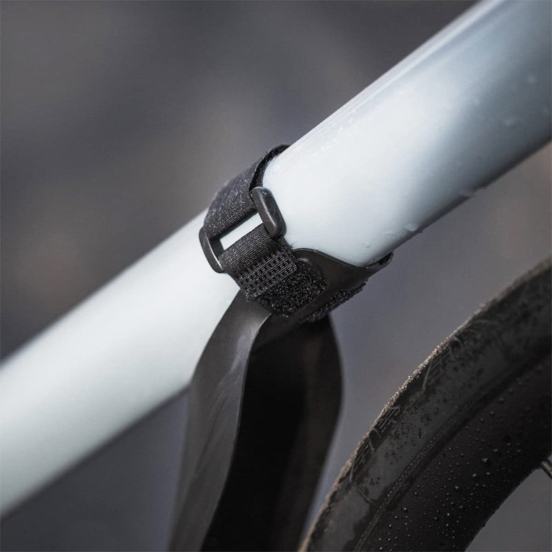 [Australia - AusPower] - Ass Savers Speed Mullet Clip On Front Mudguard/Fender, Regular for 23-47mm Tires, Universal Fit for All Bikes, Cable Routing, Single 2-in-1 Velcro Strap, Easy Mounting Within Seconds 