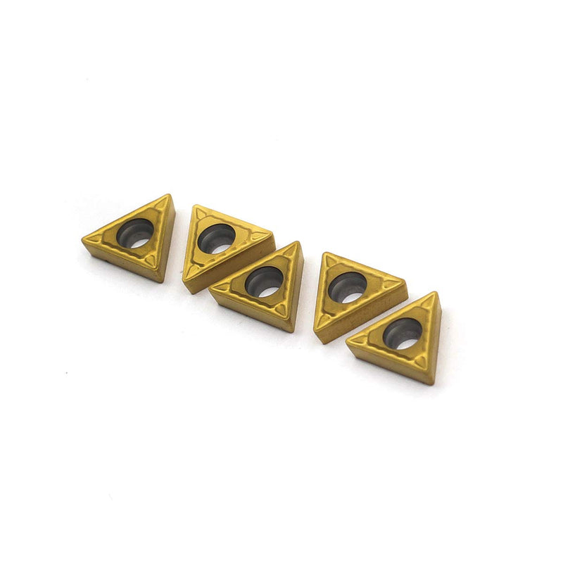 [Australia - AusPower] - OSCARBIDE TCMT110204(TCMT21.51) Carbide Turning Inserts TCMT Insert Tain Coated CNC Lathe Inserts for Lathe Turning Tool Holder Replacement Insert, 5 Pieces 