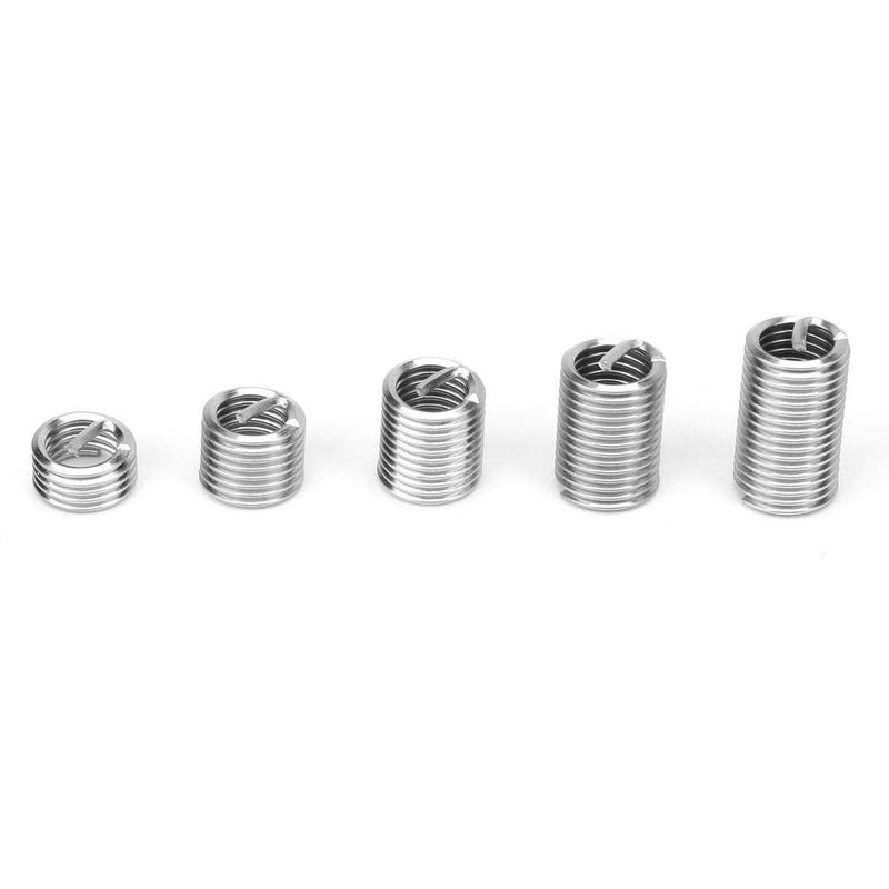 [Australia - AusPower] - 80Pcs M8x1.25 Threaded Inserts Stainless Steel Spiral Helical Thread Insertion Kit 