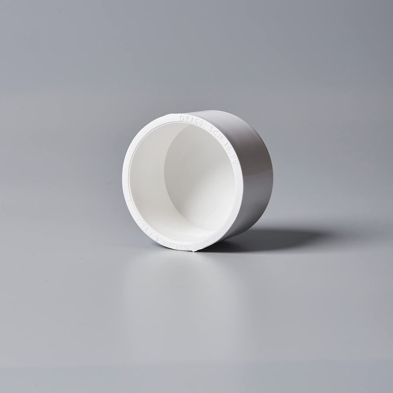 [Australia - AusPower] - Rainbow Dream 1 Inch PVC Pipe End Cap Plug Adapter Pipe Fittings - 10 Pack, White 