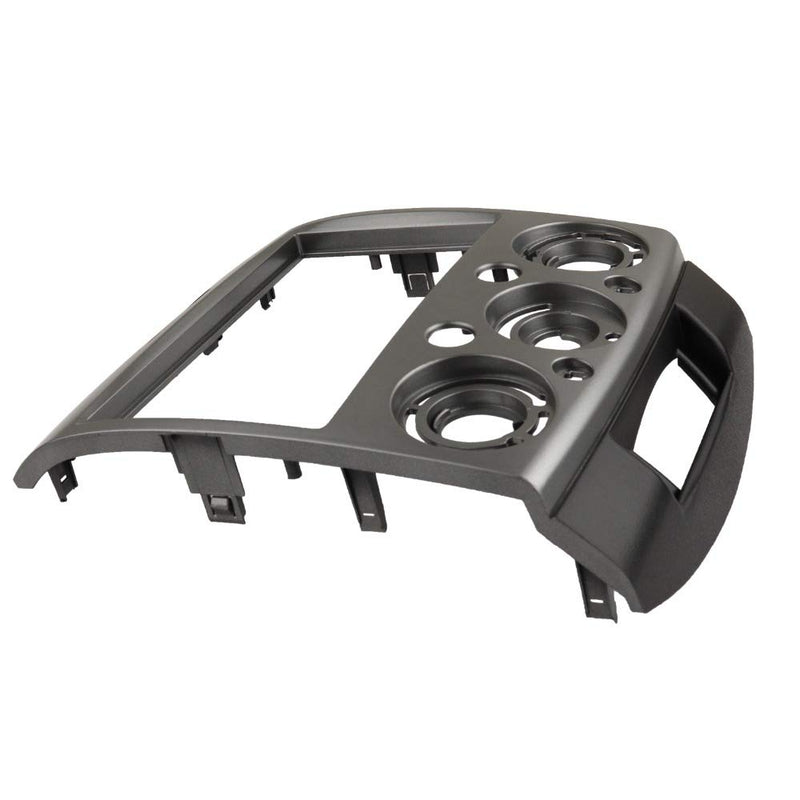 [Australia - AusPower] - YuYue Radio Stereo Panel for Ford Everest Ranger Mazda BT-50 BT50 2 Din Car Radio Frame Fasciaascia Panel DVD Stereo CD Panel Dash Mount Refit Installation Trim Kit Frame (Silver) Silver 