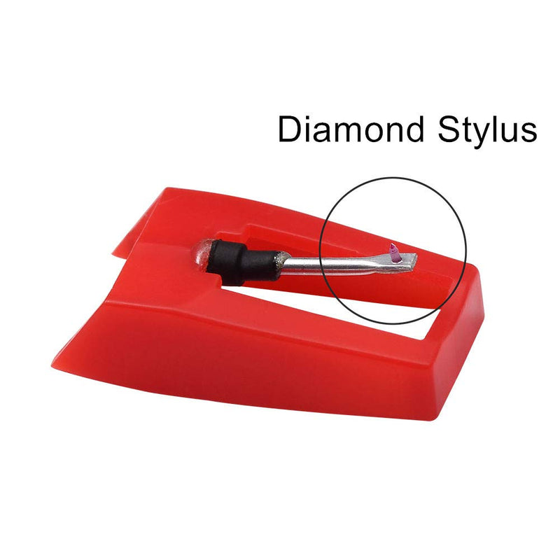 [Australia - AusPower] - Record Player Needle, Gartopvoiz Diamond Stylus Replacement for Turntable, LP, Phonograph(Pack of 2) … 