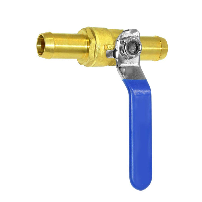 [Australia - AusPower] - Joywayus 5/8" Ball Valve Barb Valve Shutoff Valve Brass Fitting Air Gas Fuel Line Pipe Fittings 5/8"-1PCS 