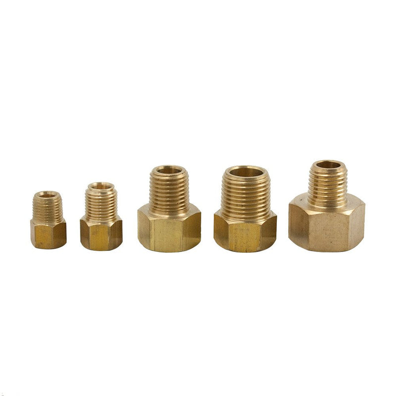 [Australia - AusPower] - Legines Brass Inverted Flare Fitting,Brake Line Adapter, Male Connector, 5/16" Tube OD x 1/8" NPT Male, Pack of 2 