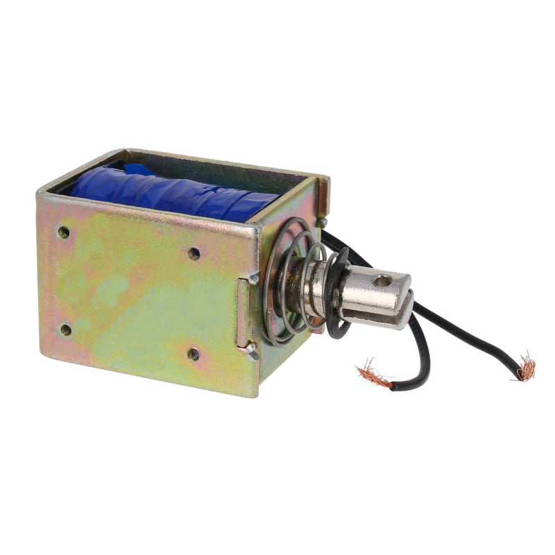 [Australia - AusPower] - Heyiarbeit DC 12V 60N Push Pull Type Solenoid Electromagnet 0.36A 4.32W 10mm Stroke Open Frame Solenoid, Linear Motion, JF-1050B-12V 