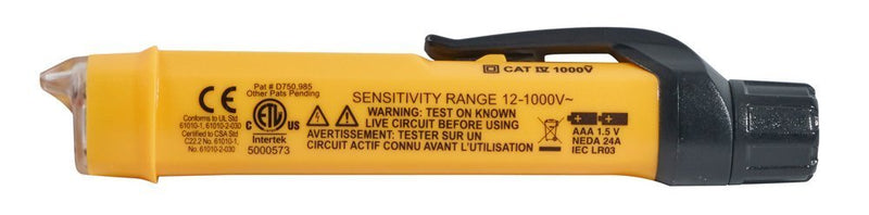 [Australia - AusPower] - Klein Tools NCVT-3 Voltage Tester, Non-Contact Dual Range Voltage Tester Pen for AC Testing with Integrated Flashlight 